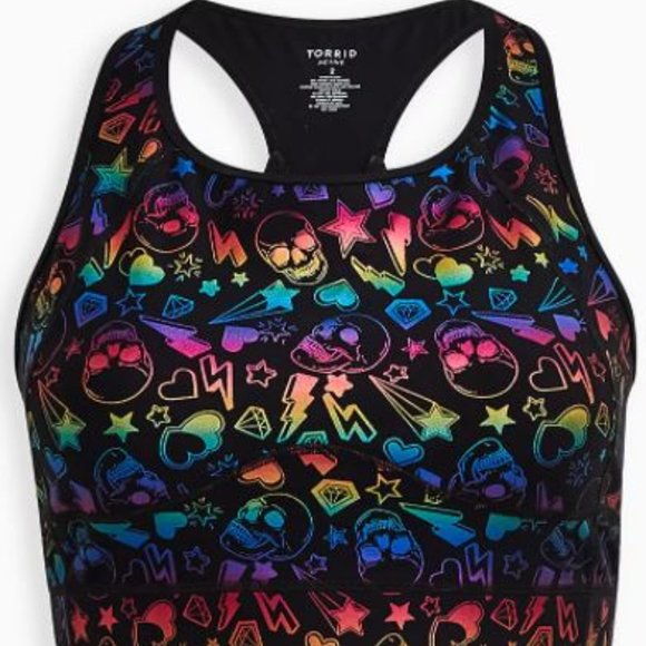 torrid Other - Torrid Foil Skull Print Sports Bra 2X